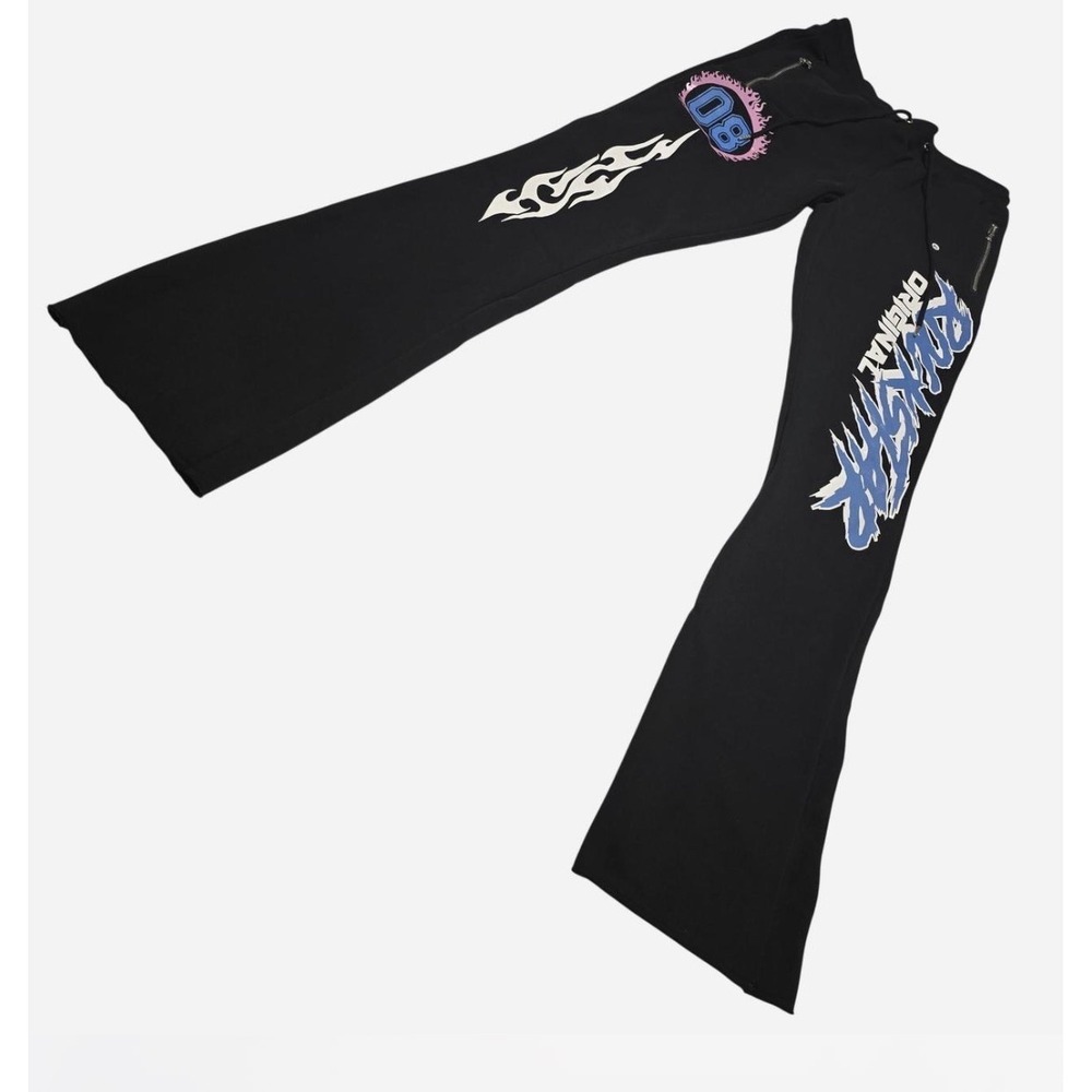 Rockstar Original Black Flared Sweatpants - XL